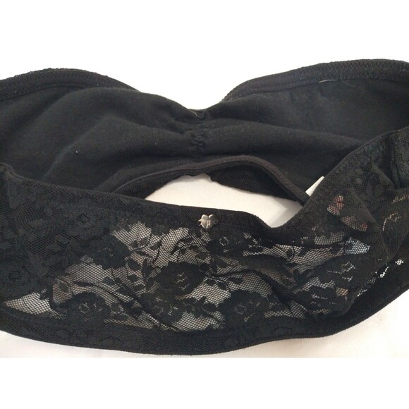 Lot of 2 PINK by Victoria's Secret Size S/P Padded Bra and No Pad Bralette Black - Picture 6 of 15